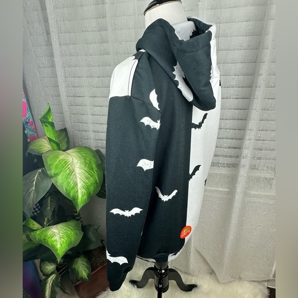 Teen Hearts Kawaii Anti Social Goth Gang Graphic Grunge Hoodie Size Medium - Picture 5 of 9